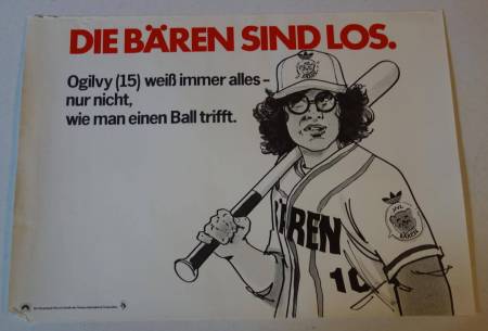 The Bad News Bears original release german movie poster set